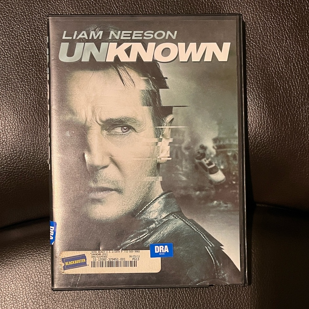 Liam Neeson “Unknown” DVD preowned